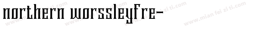 northern worssleyfre字体转换